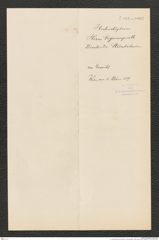 k.k. naturhistorisches Hofmuseum, Intendanzakten 1885-1896 (Hauer), Aktenzahl Z.153.a/1889, Seite 2